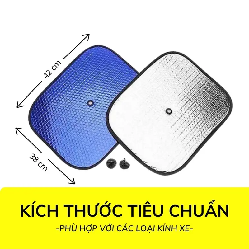 Tấm Chắn Nắng Kính Ô Tô, Tấm Che Nắng Ô Tô, Che Nắng Ô Tô - Loại Dày -Chống Nóng Hiệu Quả 7