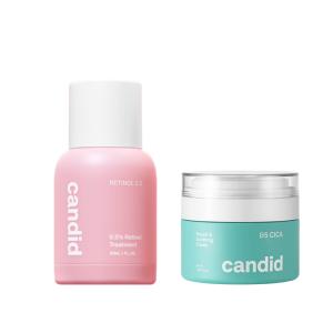 Candid x KOL Bộ Đôi Retinol 0.5% & Kem Dưỡng Ẩm Phục Hồi CiCa 50ml