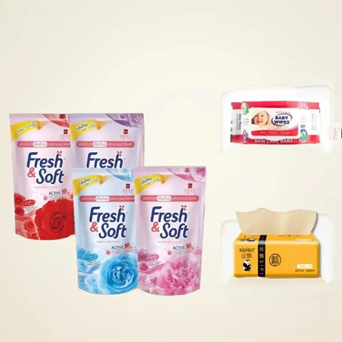 Nước Xả Vải Thái Lan Quần Áo Fresh & Soft Hương Thơm Lâu 500ml