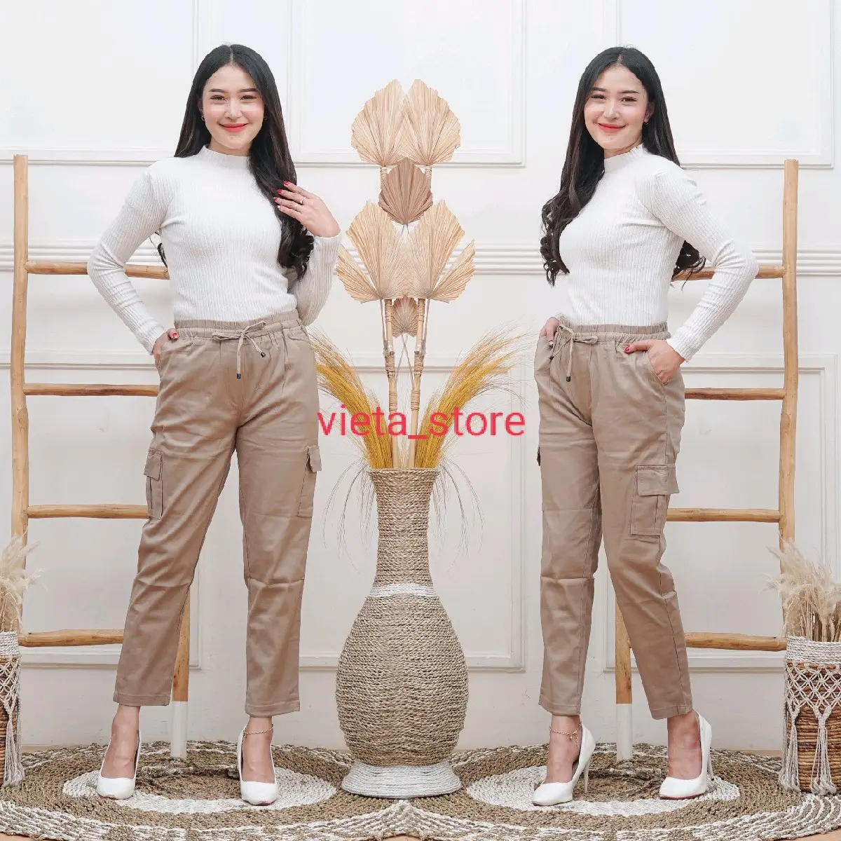 CELANA CARGO WANITA PENSIL