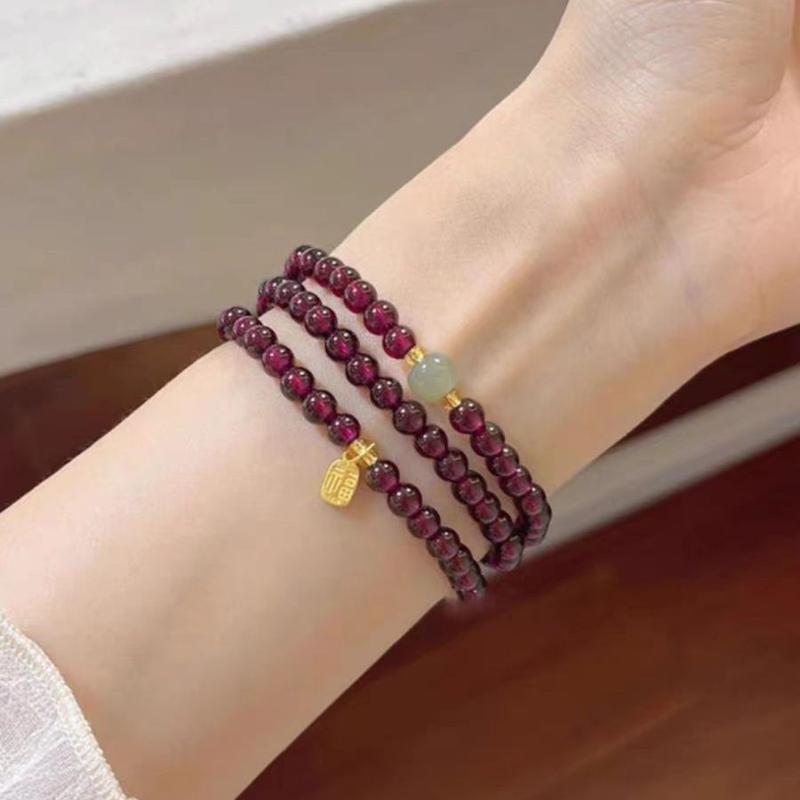 [Duyên Bảo Châu] Vòng Ngọc Hoà Điền Cao Cấp Đeo Tay Hợp Phong Thuỷ Bình An, May Mắn, Cát Tường - Phong Thuỷ An Nhiên VN0005 0