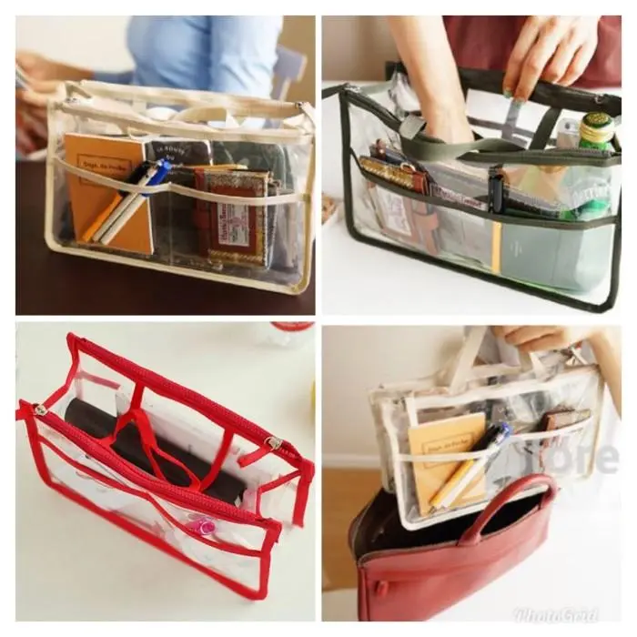 Bag in bag transparant organizer tas ( jadi gampang gonta ganti tas top