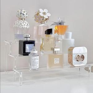 Acrylic Perfume Display Stand, 1 Count Multi-functional Clear Perfume Storage Rack, Perfume Organizer for Home Bedroom Bathroom