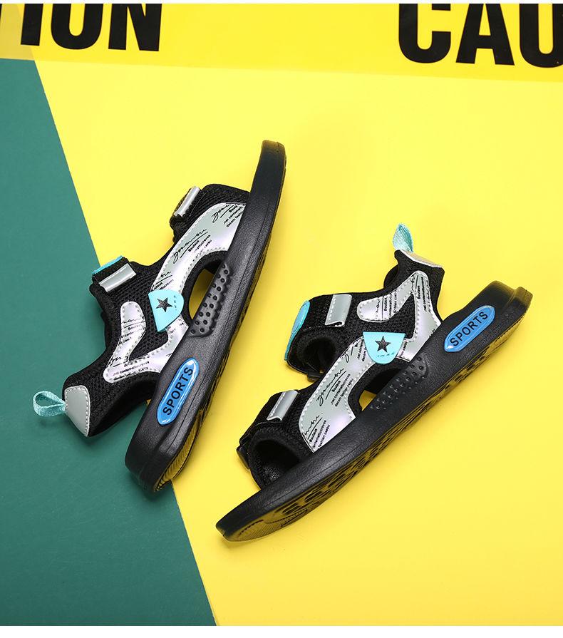 Product Introduction of ABC PEAC Boys' Sandals 2025 Summer New Soft Sole Non-Slip Boys' Sports Beach Shoes For Big Kids 9