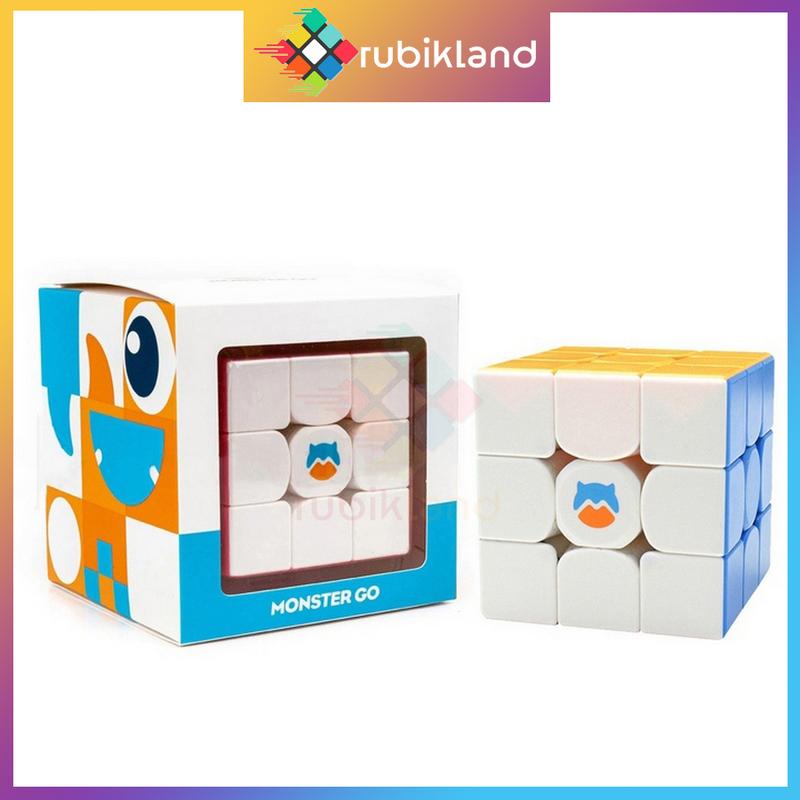   GES  Rubik 3x3 Monster Go MG3 Cao Cấp Gan MG356 Cube Rubic 3 Tầng Stickerless Đồ Chơi Trí Tuệ Trẻ Em 
