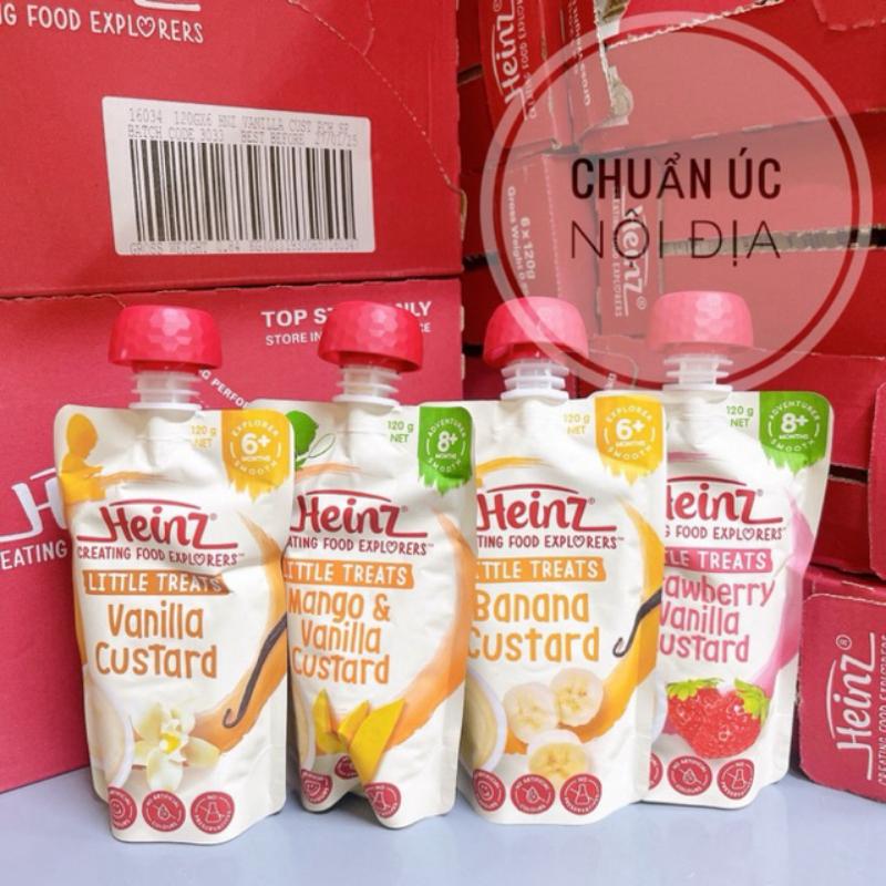Váng sữa Heinz, váng sữa hoa quả, hoa quả nghiền Heinz Úc cho bé từ 6 tháng mới…