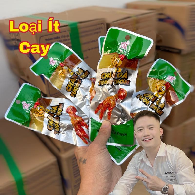 30 Chân Xanh 30g chân gà tương thơm thơm Việt Nam Đồ Ăn Vặt Chua Food