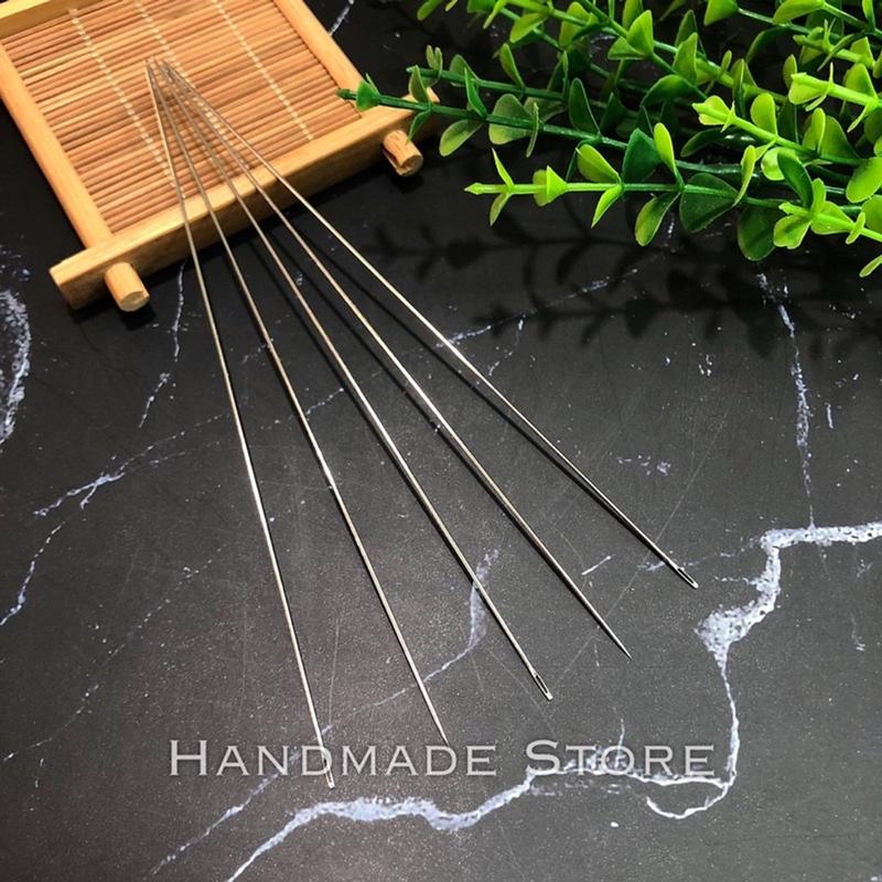 Kim xâu hạt - Kim xỏ hạt 12cm (Giá 1c) 1