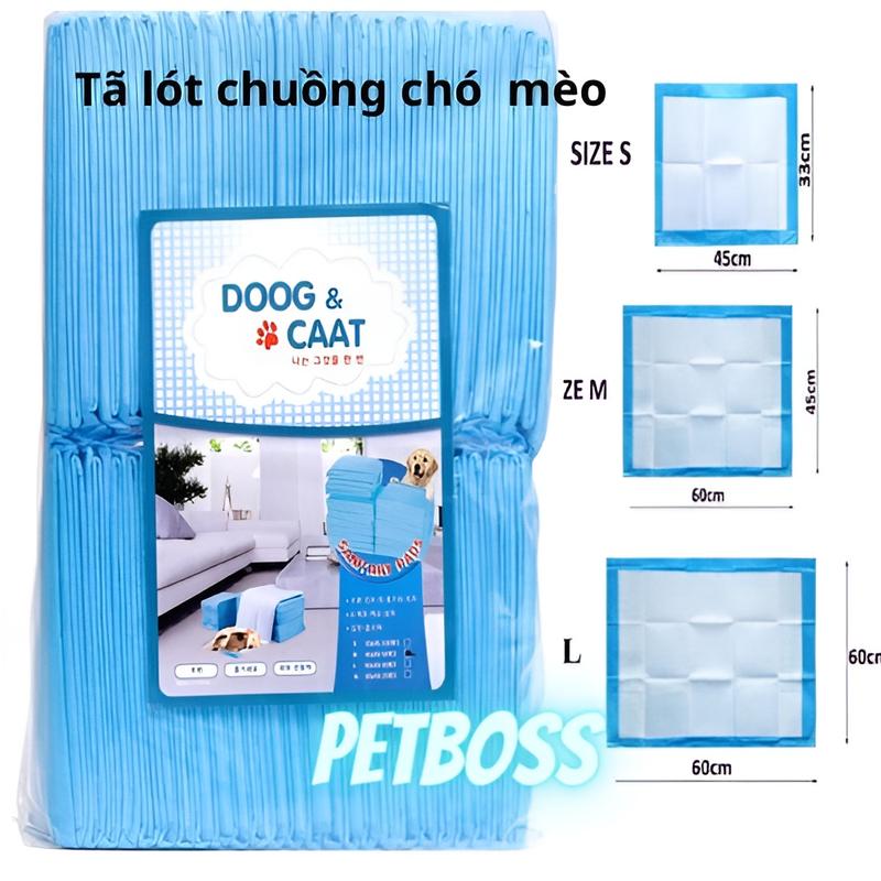  1 BỊCH TÃ LÓT CHUỒNG CHO THÚ CƯNG CHÓ MÈO 