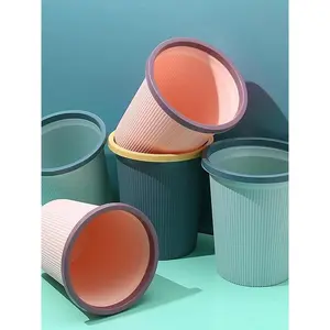 DBK Tong Sampah Kotak Keranjang Sampah Dengan Tutup Kapasitas Multifungsi (Tanpa Kantong Plastik Sampah) Y3974