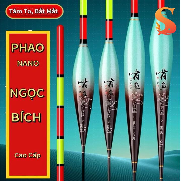 Phao Câu Cá Ngọc Bích , Phao Câu Đài Nano Tăm To Siêu Nhạy, Truyền Tín Hiệu Nhanh PC-79