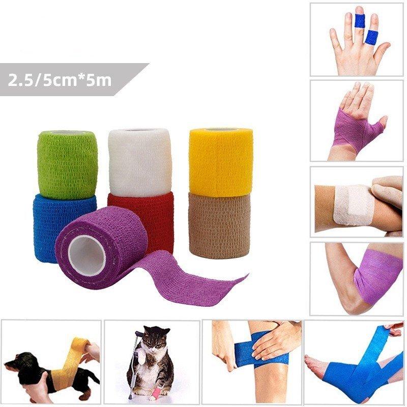 Băng keo thể thao đá bóng cuốn cổ chân cổ tay cao su non vải hỗ trợ thi đấu và tập luyện 2
