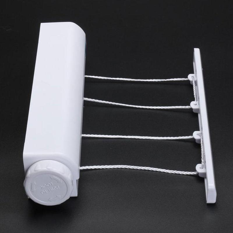 Product Introduction of Automatic Retractable Clothesline Spring Automatic Telescopic Clothesline With Four Or Five K9W4 23