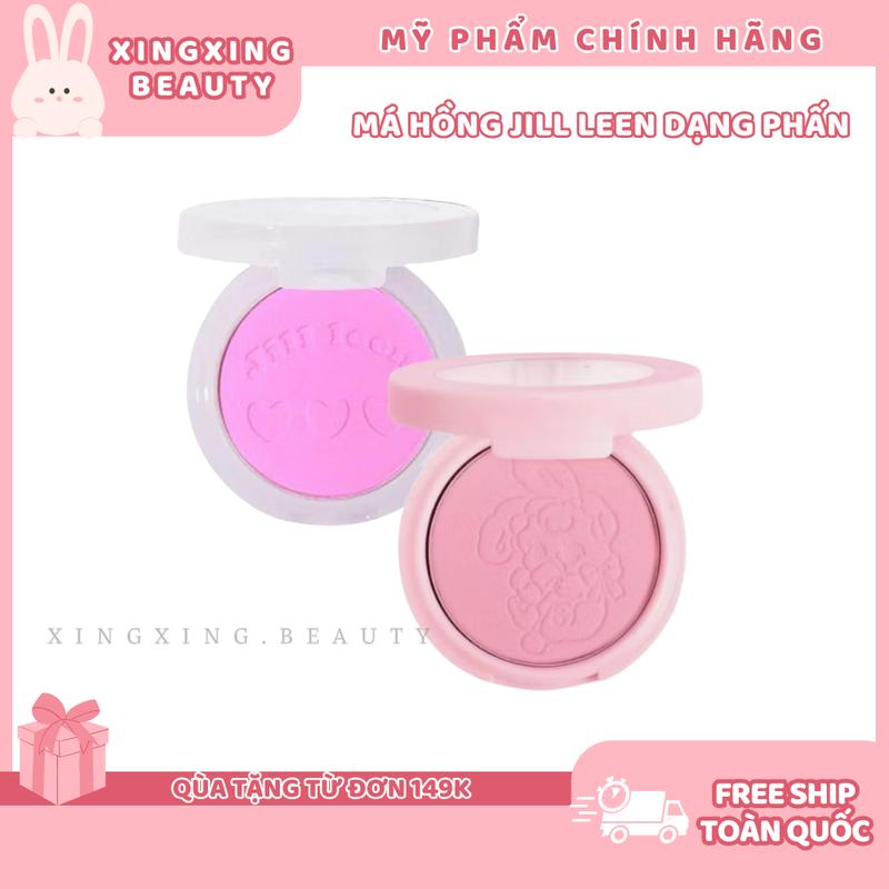 Phấn Má Hồng JILL LEEN Pure Blushed Sunshine Cheek  không thấm nước làm sáng da tone màu da Cosmetic Mỹ Phẩm