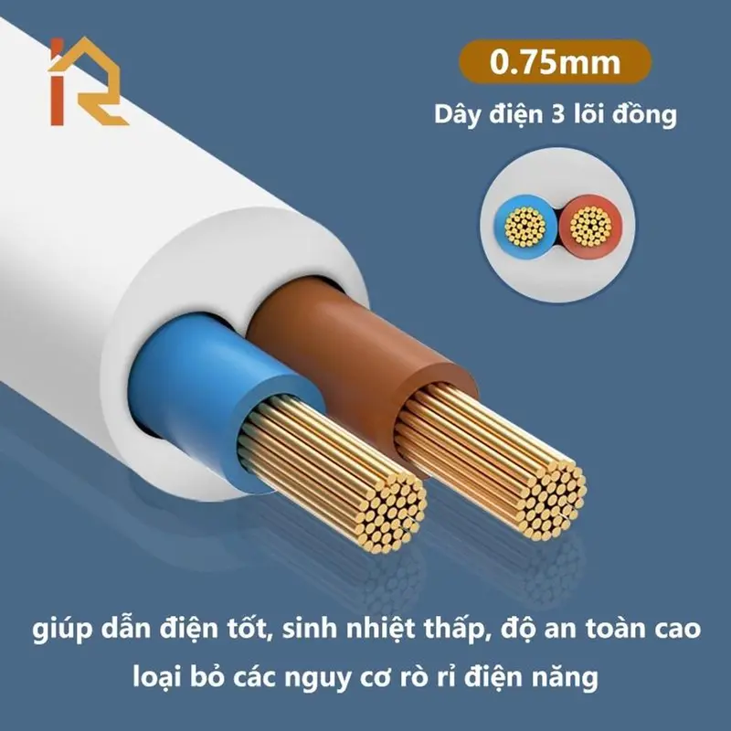 Ổ Cắm Điện USB Đa Năng Cao Cấp OCD01 Chống Giật Dây Dài, 2 Cổng Cắm USB với 4 ổ cắm Có Chốt An Toàn Tiện Dụng 4