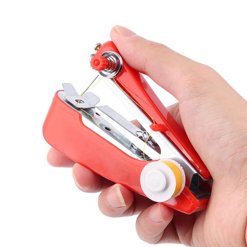 Product Introduction of Home Family Clothes Fabrics Needlework Craft Cordles Mini Hand-Held Sewing Machine 20