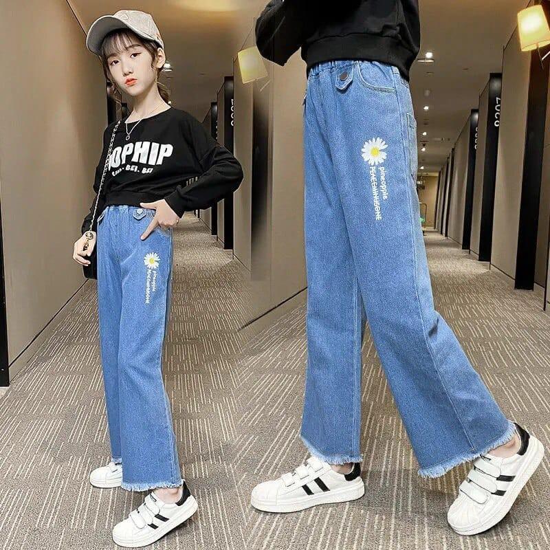 NEW ARRIVAL!!!!(Celana Anak Perempuan High wash) kulot tanggung remaja Usia 7_12 tahun