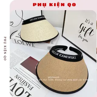 Nón chóp nữ, nón cói nửa đầu Hot Trend chống nắng vành rộng chống tia UV MCH34 OAHU STORE 2