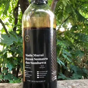 Madu hitam pahit sumbawa 1kg Honey alami