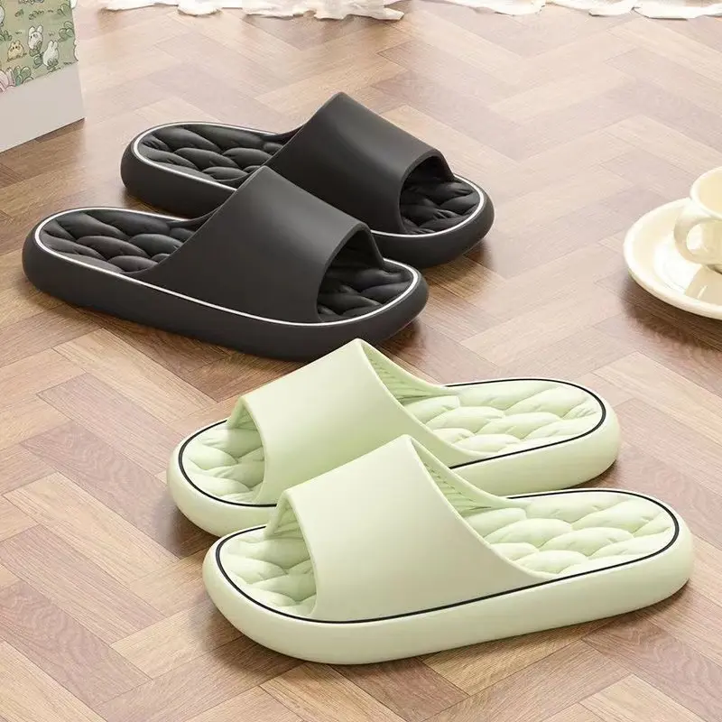 Slippers Women's Indoor Home Summer Bathroom Bath Non-Slip Poop Feeling Couple Deodorant Home Sandals Men's Summer