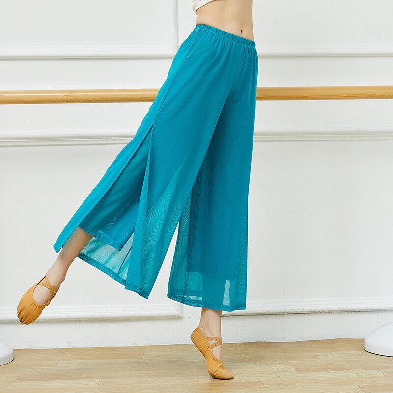Quần Ống Rộng Sợi Dân Tộc, Thích Hợp Cho Mùa Xuân Và Mùa Hè, Quần Tập Nhảy Cổ Điển 8