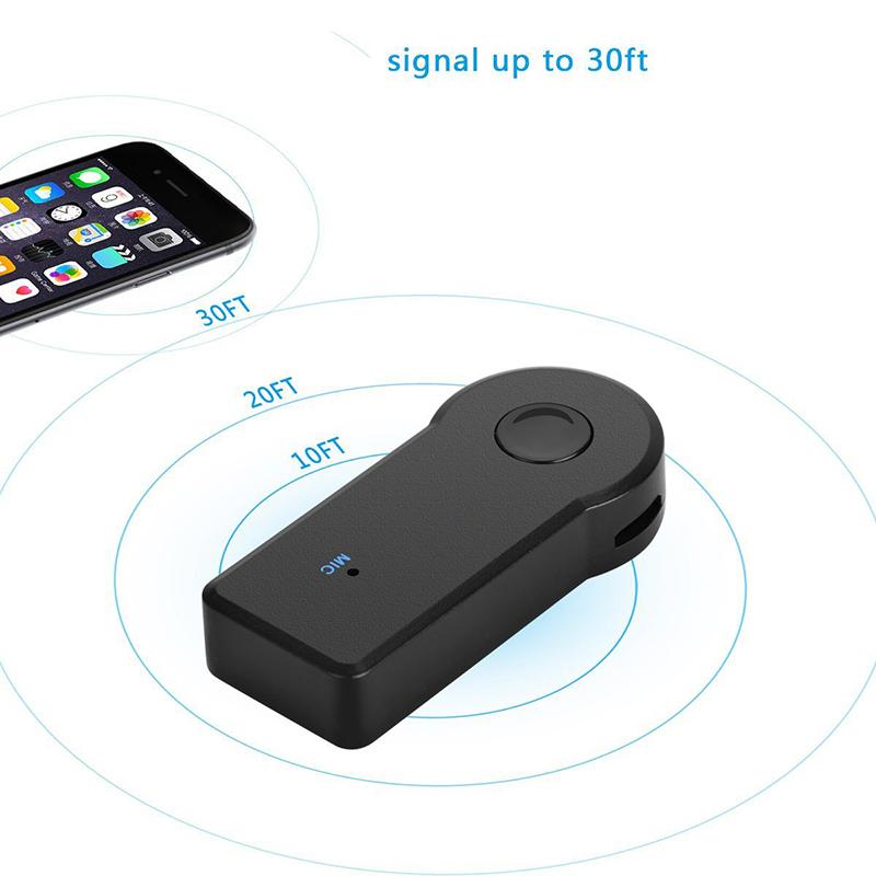 Product Introduction of 3.5mm Jack Wireless Bluetooth -compatible Receiver Transmitter Adapter For Car Music Audio Aux A2dp Headphone Reciever Handsfree 21