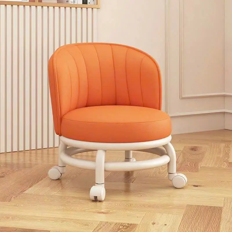 Ghế xoay 360 độ có tựa lưng bản to chân nhựa bánh xe sắt màu đen - Ghế làm việc văn phòng