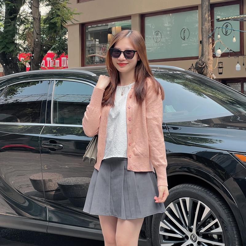 Áo cardigan trơn len mịn by Lily CDG02 Nữ 5