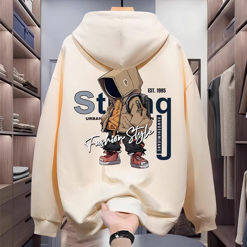  Áo Hoodie Ngoại Cỡ Rộng Thùng Thình Cổ Điển Thường Ngày Phong Cách Cổ Điển 100% Cotton Unisex Dành Cho Nam Và Nữ 