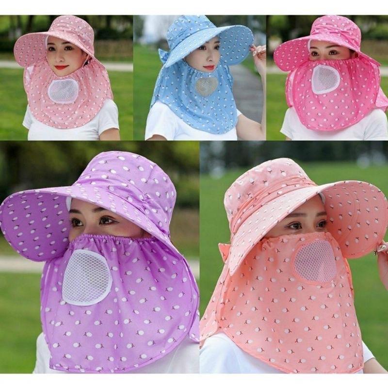 Mũ-nón chống nắng mùa hè vành rộng thông hơi Phụ Kiện Cotton