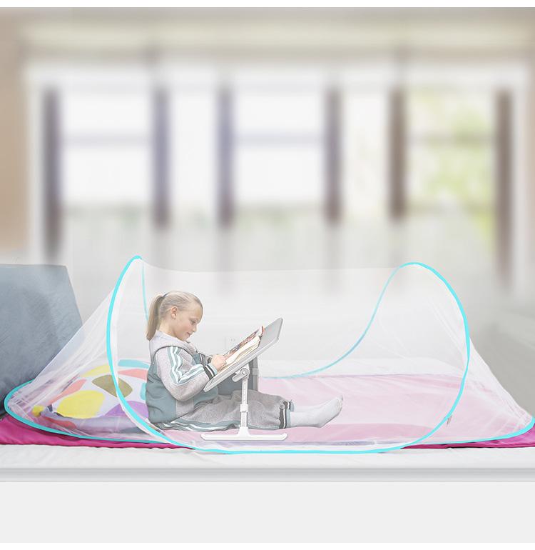 Product Introduction of Single Student Dormitory Travel Camping Anti Mosquito Installation-Free Folding Portable Large Space Encryption Mesh Mosquito Net 19