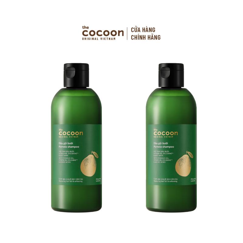 Combo 2 Dầu gội bưởi Cocoon giúp giảm gãy rụng và làm mềm tóc 310ml