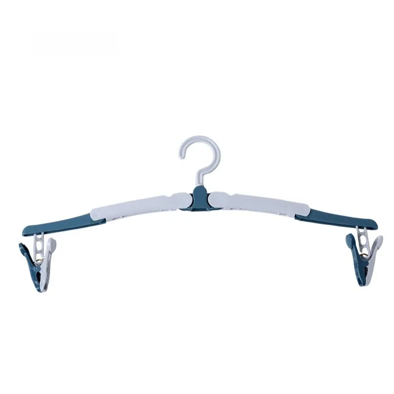 Portable 4PCS Multifunctional Folding Hanger - Outdoor Travel Household Accessory Organiser Hanging Plastic 0