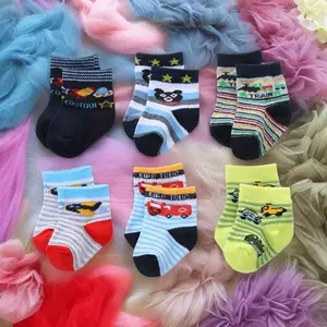 ( 3 pasang ) Kaos kaki bayi dan balita karakter lucu laki laki dan perempuan