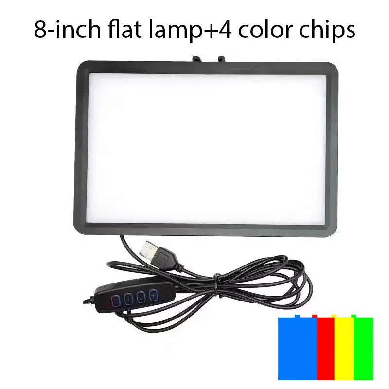 Bảng Đèn LED Video Chụp Ảnh, 3000K-6000 KMcoplus, Bộ Đèn Studio Chụp Ảnh Chiếu Sáng, Để Chụp Và Phát sóng Trực Tiếp, Bộ Lọc RGB Youbube 6