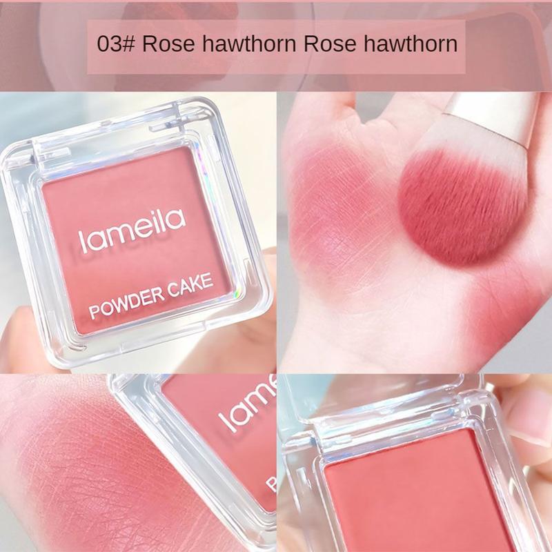 Lameila-Phấn Má Hồng Ngọc Trai Đơn Sắc, Phấn Tạo Khối Rouge, Trang Điểm Khỏa Thân, Đường Viền Khuôn Mặt 1