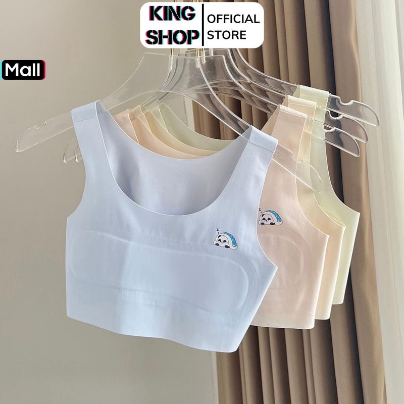 Áo lót lá đệm liền cho bé gái (Size từ 20-57kg) chất su lạnh siêu mát cho mùa hè - Áo Lá Học Sinh Tuổi Dậy Thì, Không Viền Mút Mỏng KING SHOP Bra Su Đúc aochip  begai aolotla áo  lá su lụa cho bé B898 - B8999