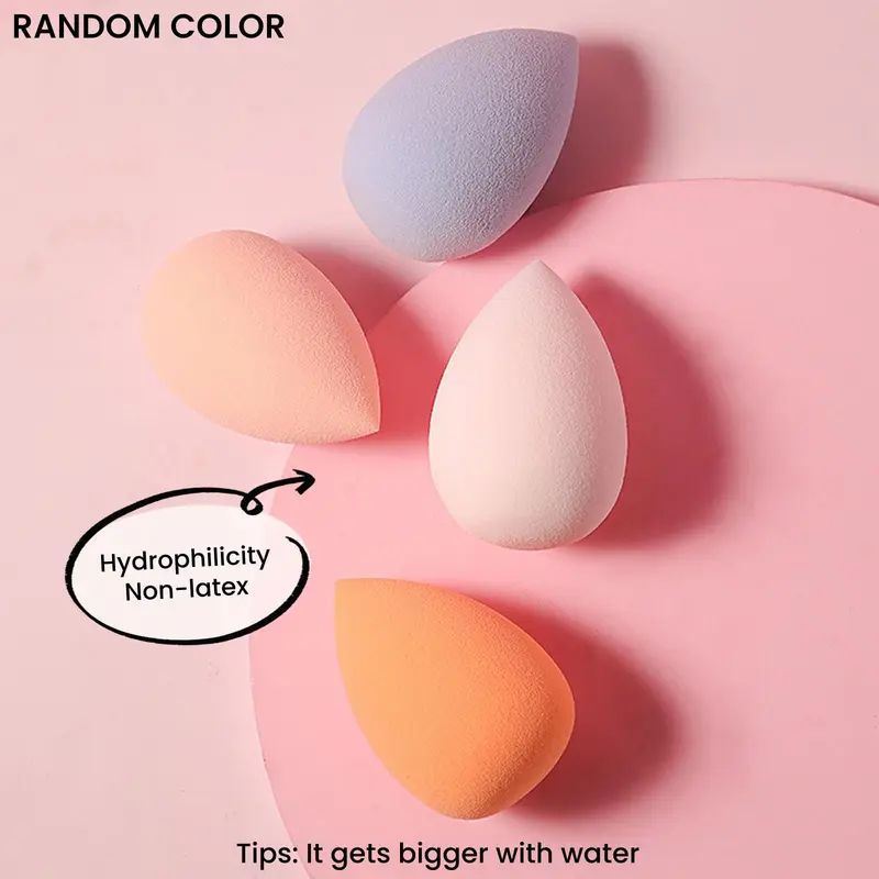Long-lasting Foundation & Sponge Set, Moisturizing Foundation & Sponge, Waterproof Makeup Set, Makeup Accessories for Women 8