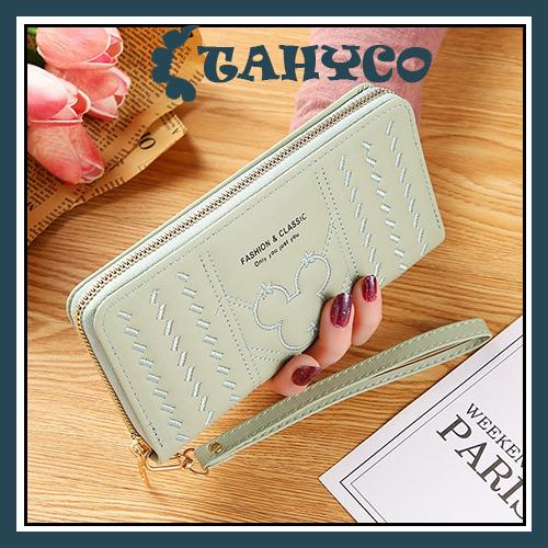 Ví nữ cầm tay nhiều ngăn đựng tiền dễ thương học sinh Phong Cách Hàn Quốc TAHYCO VDCT02