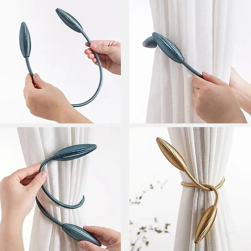 Dây Buộc Rèm Cửa Bằng Hợp Kim Hình Búp Hoa 1