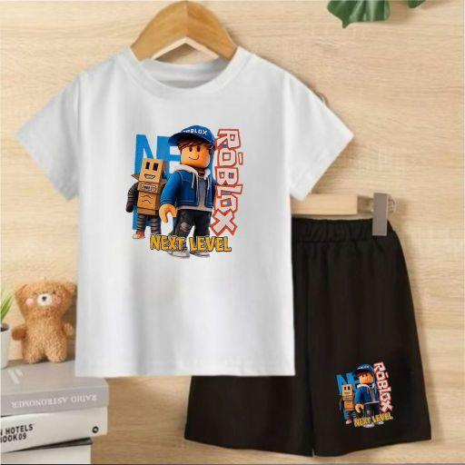 Setelan Anak Motif Roblox NextLevel Kaos Dan Celana Untuk Anak Laki-laki Dan Perempuan Usia 2-12 Tahun Bahan Katun Parsel Bayi Setelan Anak Motif Roblox NextLevel Kaos Dan Celana Untuk Anak Laki-laki Dan Perempuan Usia 2-12 Tahun Bahan Katun Parsel Bayi