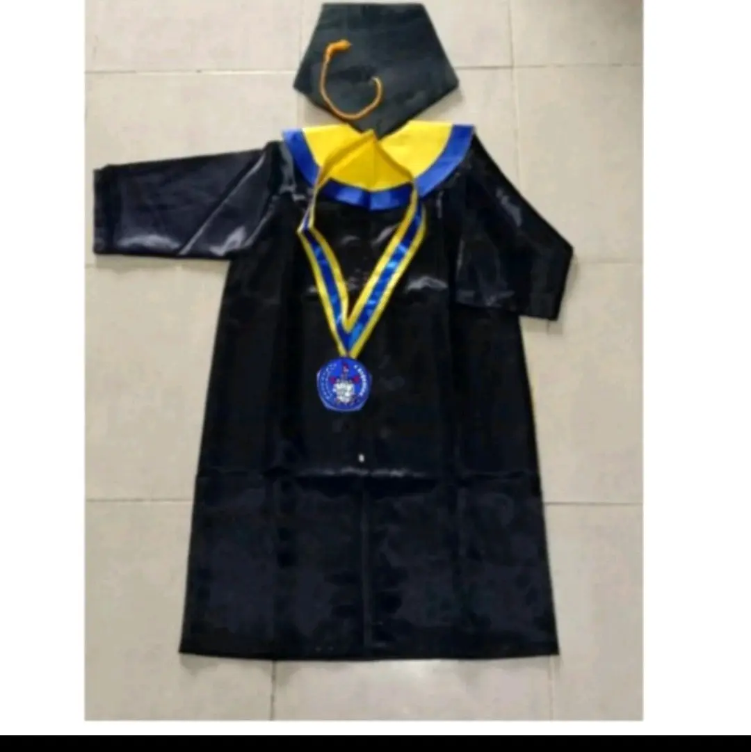 Toga Kuning list Biru + Medali