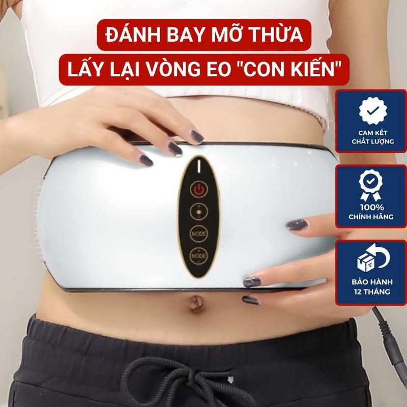 Máy Massage Giảm Mỡ Bụng SP1810, Đai Massage Giảm Mỡ Bụng, Máy Rung Giảm Mỡ Bụng Kết Hợp Làm Nóng Đánh Tan Mỡ Hiệu Quả