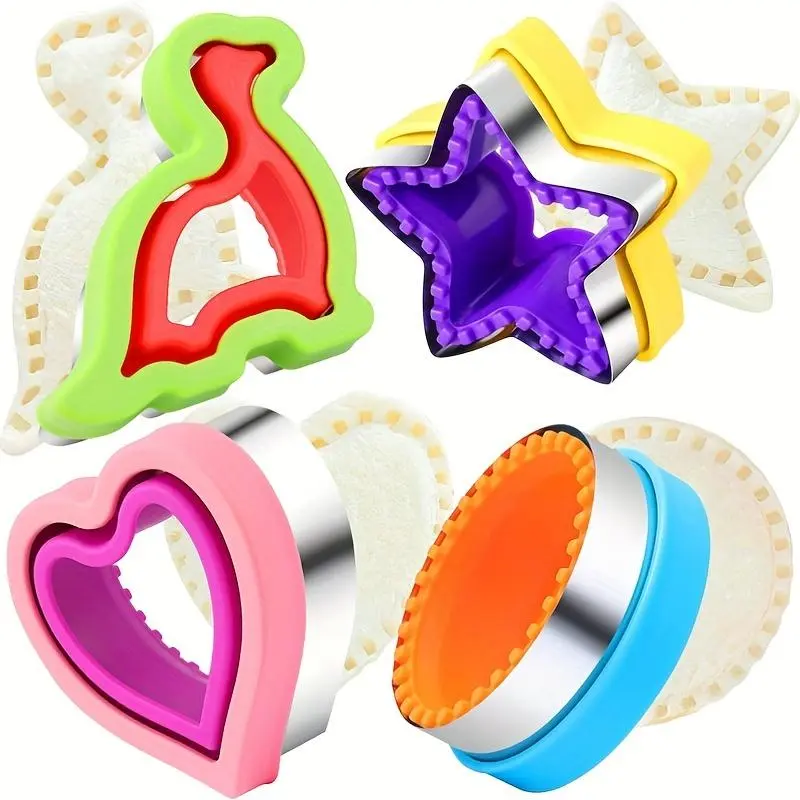 Sandwich Mold, 4pcs/set Stainless Steel Sandwich Cutter, Sandwich Maker for Kitchen 0