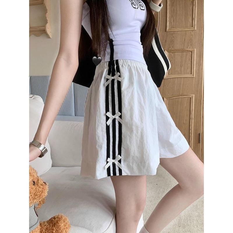 Ice Silk Quick-Drying Wide-Leg Pants Women's Summer Thin Loose plus Size Casual Fitness Yoga Hot Pants Sports Pants 6