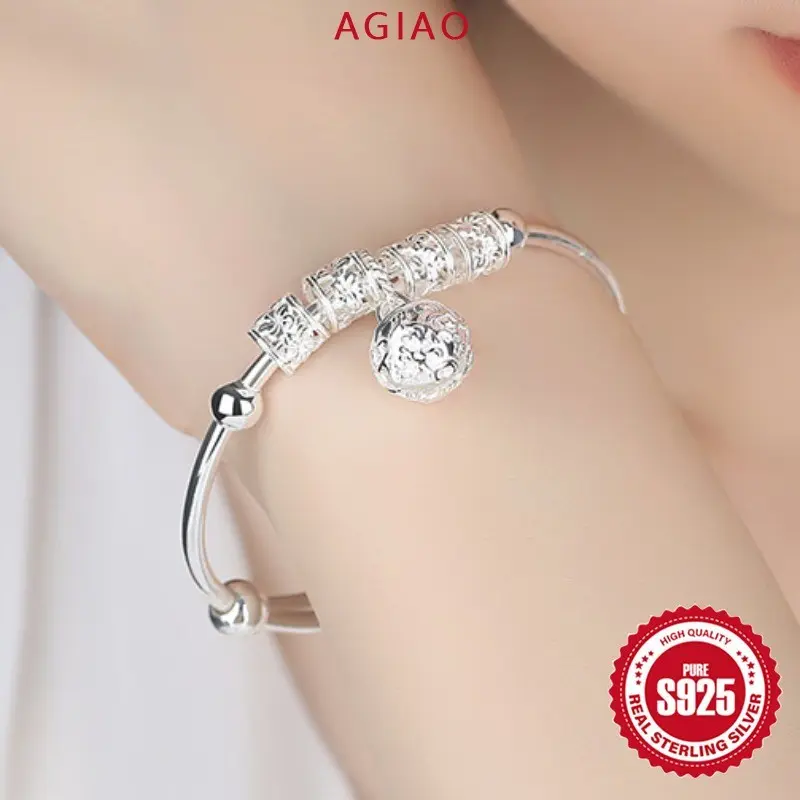 AGIAO Gelang Loncat Manik Wanita Perak 925 2