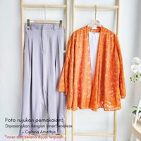 Gambar Emikoawa Outer Wanita Zoe - Outerwear Cardigan Premium Motif Muslim Kardigan  Atasan - Dusty Pink dari Emikoawa Kota Administrasi Jakarta Utara 5 Tokopedia