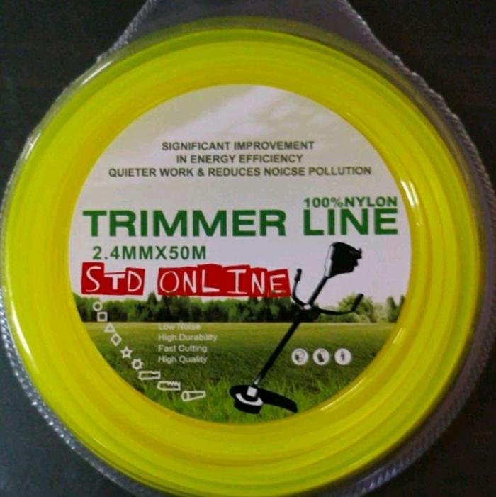 Jual TRIMMER LINE 2.4mm X 50m Senar untuk mesin pemotong rumput ...