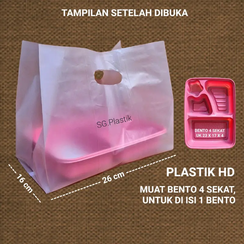 Kantong Plastik HD Ukuran 26x30x045 1
