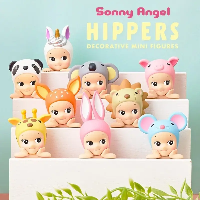 1Pcs With Box Sonny Angel Hippers Fruit Style Figure Kawaii 8cm Pvc Model Action Figure Amine back to school anime Collectible Figurine